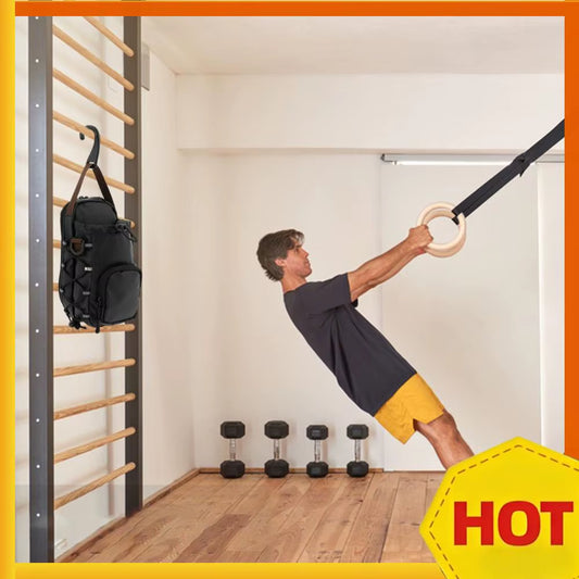 Magnetic Gym Chest Pouch with Bottle Holder Gym Crossbody Bag Gym Bottle Carrier Bag for Gym Sports Travel Carry-On Items